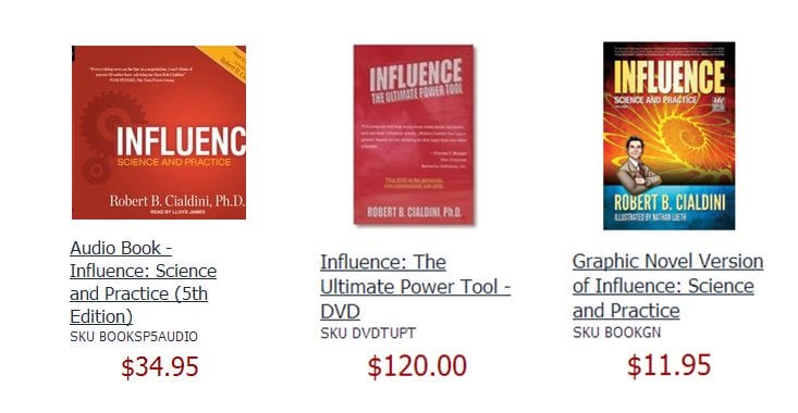 Image of Influence Audio Book, Influence DVD, & Influence Graphic Novel